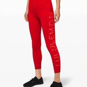 Lululemon Athletica Red Leggings